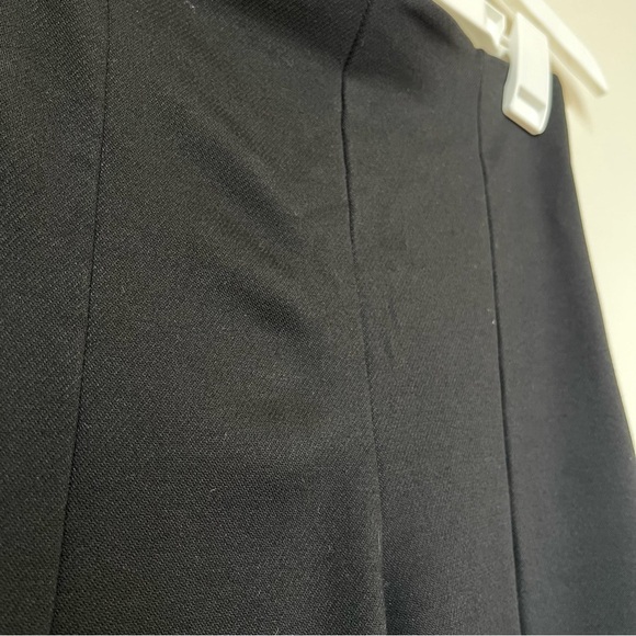 & Other Stories Black Pull On Bootcut Flare Slit Legging Pants Size 4 - Picture 8 of 12